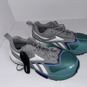 Work shoes Reebok Teal and Gray work Shoes size 6M